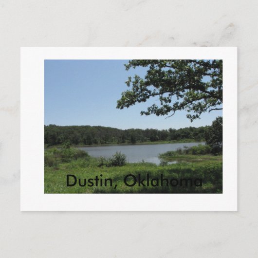 Carte Postale Dustin Lake1, Dustin, Oklahoma (Devant)