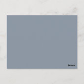 Carte Postale Dusty Blue Minimalist Nouvelle adresse (Dos)