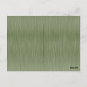 Carte Postale Dusty Green Shiny Elegant Sparkly Save the Date (Dos)