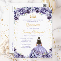 Dusty Purple Princess Fleur Quinceañera