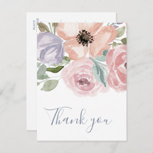 Carte Postale Dusty Rose Florals Merci