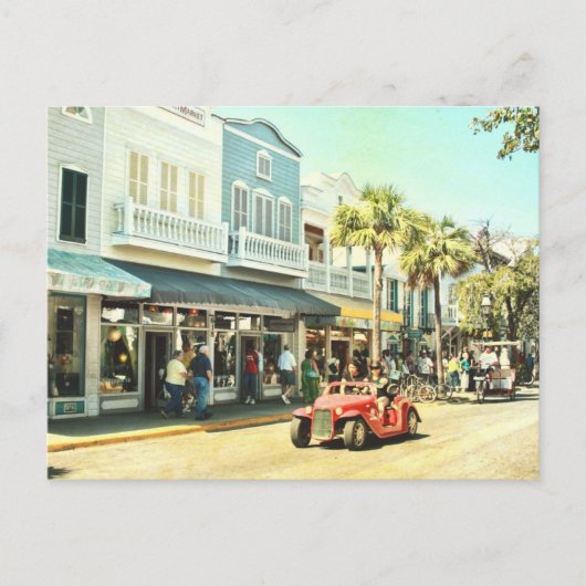Carte postale Duval Street Key West Florida (Devant)