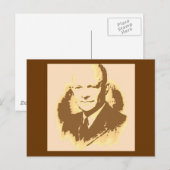 Carte Postale Dwight D Eisenhower (Devant / Derrière)