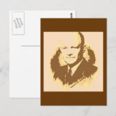 Carte Postale Dwight D Eisenhower (Devant / Derrière)