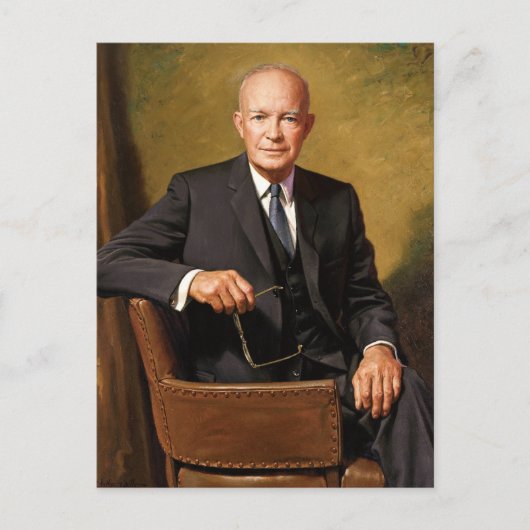 Carte Postale Dwight D. Eisenhower (Devant)