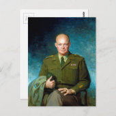 Carte Postale Dwight D. Eisenhower par Thomas Edgar Stephens 194 (Devant / Derrière)