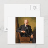 Carte Postale Dwight Eisenhower (Devant / Derrière)