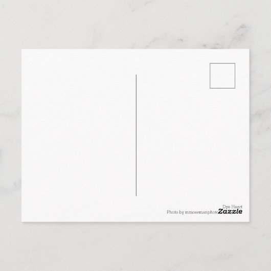 Carte Postale Dye Heart (Dos)