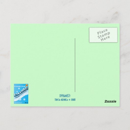 CARTE POSTALE DYNAMIST (Dos)