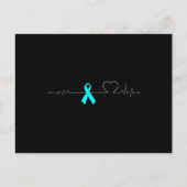 Carte Postale Dysautonomia Pulse cardiaque EKG NCS Strong POTS M (Devant)