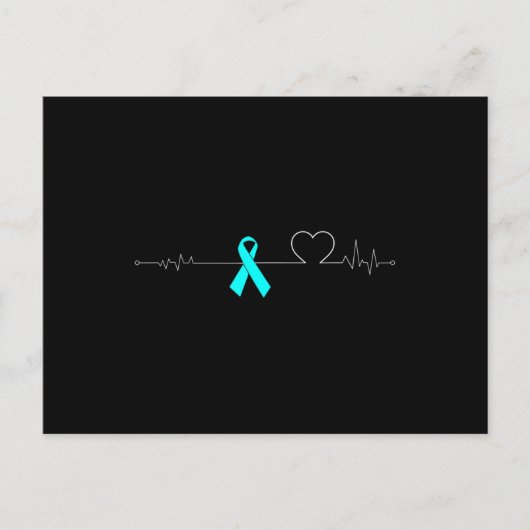 Carte Postale Dysautonomia Pulse cardiaque EKG NCS Strong POTS M (Devant)