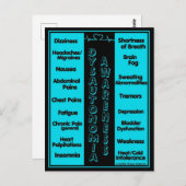 CARTE POSTALE...DYSAUTONOMIE - Symptômes (Devant / Derrière)