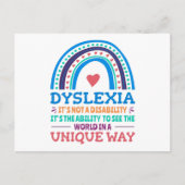 Carte Postale Dyslexia (Devant)