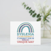 Carte Postale Dyslexia (Debout devant)