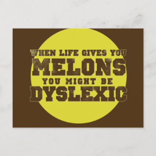 Carte Postale Dyslexie