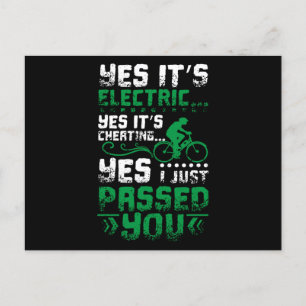 Carte Postale E-Bike Vous A Passé