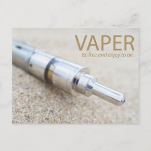 Carte Postale E-cigarette et vapotage