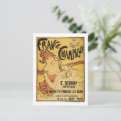 Carte Postale E. Debray Champagne Publicité (Debout devant)