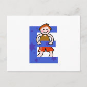 Carte Postale E est pour (Devant)