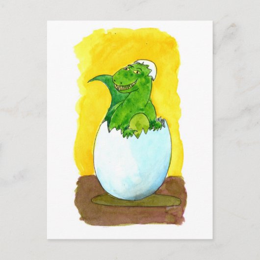 Carte Postale E est pour l'oeuf (Devant)