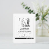 Carte Postale E était un éléphant (Debout devant)