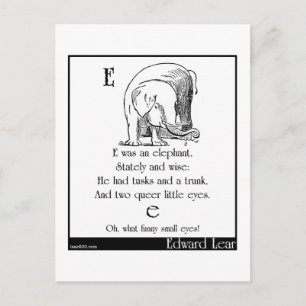 Carte Postale E était un éléphant