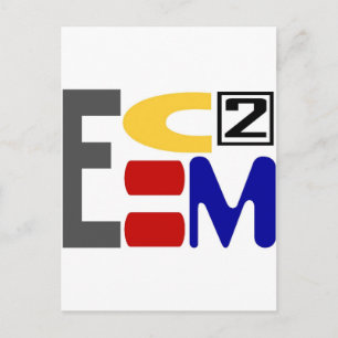 CARTE POSTALE E=MC2