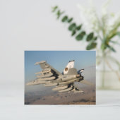 Carte Postale EA-18G Growler (Debout devant)