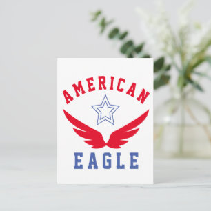 CARTE POSTALE EAGLE AMÉRICAIN - LIBERTÉ