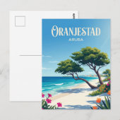 Carte Postale Eagle Beach Aruba (Devant / Derrière)