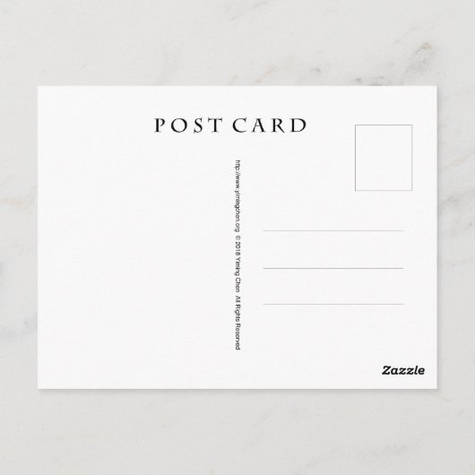 Carte Postale Eagle chauve (Dos)