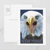 Carte Postale Eagle de New York (Devant / Derrière)