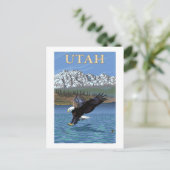 Carte Postale Eagle DivingUtah (Debout devant)