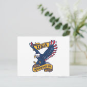 Carte Postale Eagle Fête de l'Indépendance des USA (Debout devant)