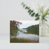 Carte Postale Eagle Lake et Red Maple Feuilles II (Debout devant)