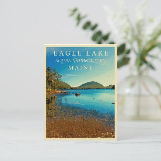 Carte Postale Eagle Lake, Maine (Debout devant)