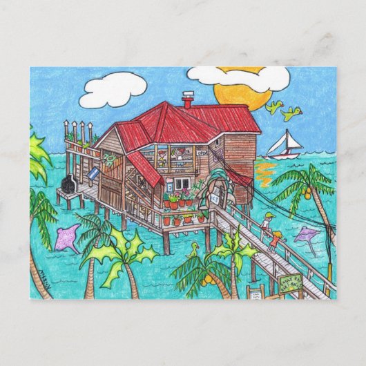 Carte postale Eagle Ray's Bar and Grill (Devant)