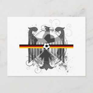 Carte Postale Eagle soccer Allemand fans cadeaux et T-shirts