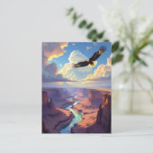 Carte Postale Eagle Themed Keeping in Touch (Debout devant)