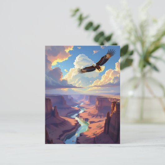 Carte Postale Eagle Themed Keeping in Touch (Debout devant)