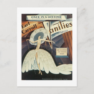 Carte Postale Earl Carroll Vanities Couverture du carnet de chan