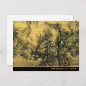 Carte Postale Early Spring & Guo Xi (Devant / Derrière)