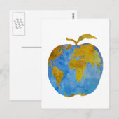 Carte Postale Earth Apple (Devant / Derrière)