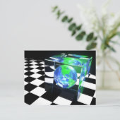Carte postale Earth Cube (Debout devant)
