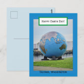 Carte postale Earth Globe (Devant / Derrière)