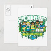 Carte Postale Earth Kids Rhode Island (Devant / Derrière)