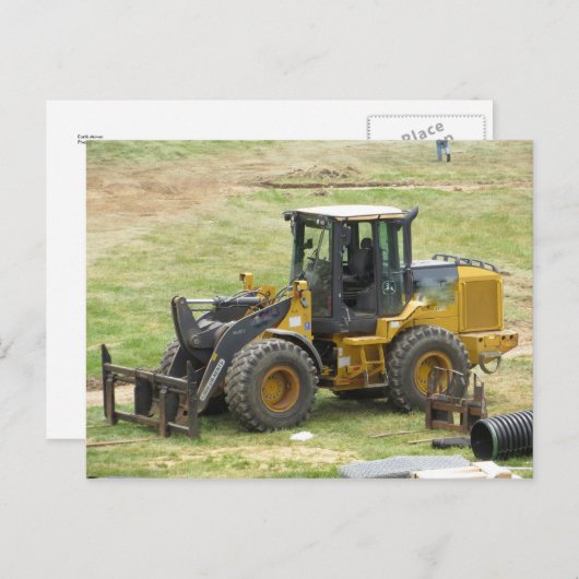 Carte Postale Earth Mover (Devant / Derrière)