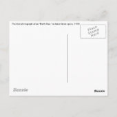 Carte Postale "Earth-Rise", première photo de ceci de l'espace (Dos)