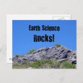 Carte Postale Earth Science Rocks ! (Devant / Derrière)