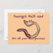 Carte Postale Earthworm (Devant / Derrière)